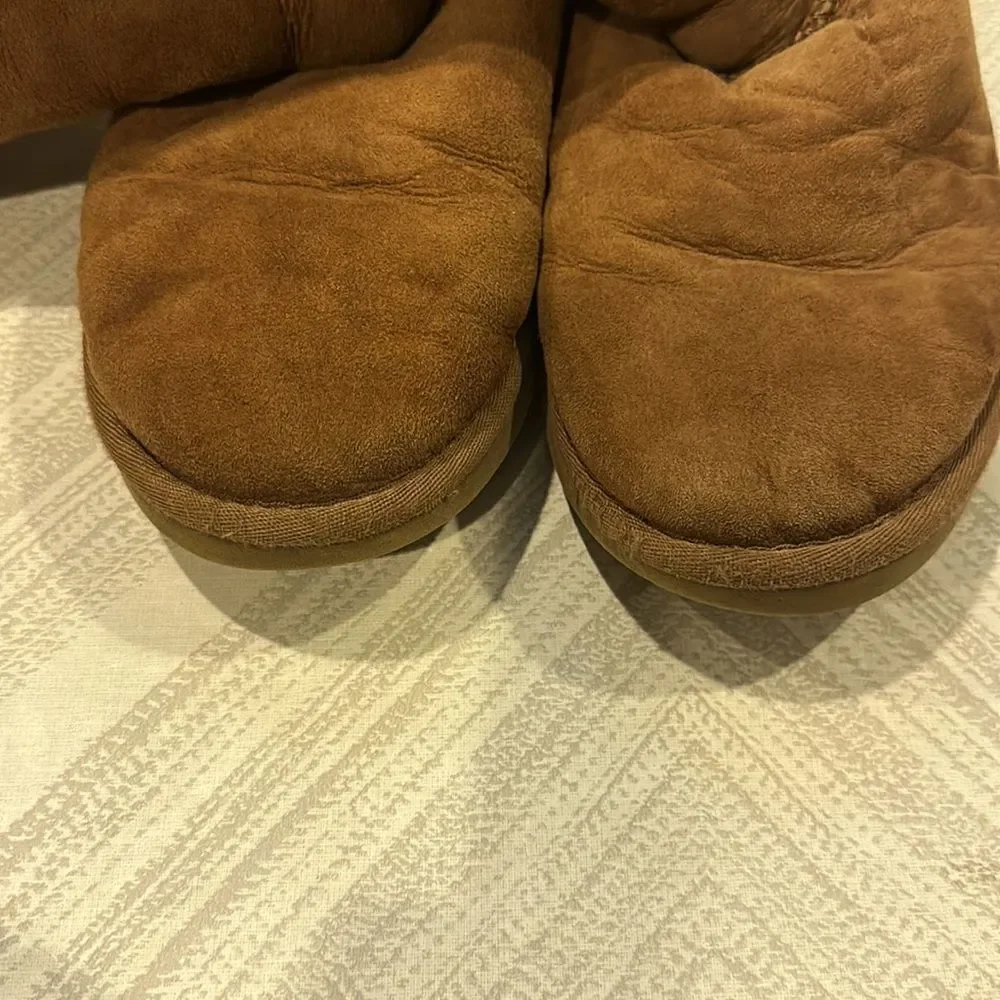 UGG Classic Chestnut Tall Shearling Lined Boots Size 7